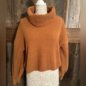 Hazel Moon Turtle Neck Crop Sweater